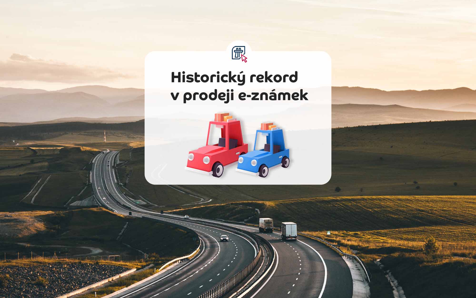 Za jeden den 219 tisíc prodaných elektronických dálničních známek, v největší špičce pět za vteřinu